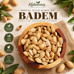 Doğal Elle Kırılan Badem Kg