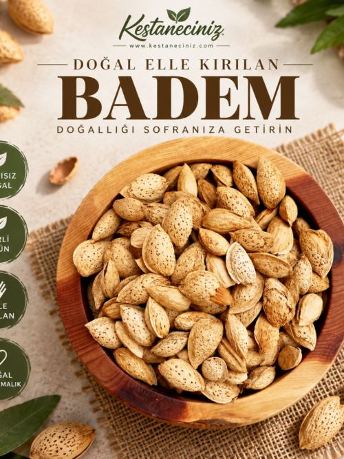 Doğal Elle Kırılan Badem Kg