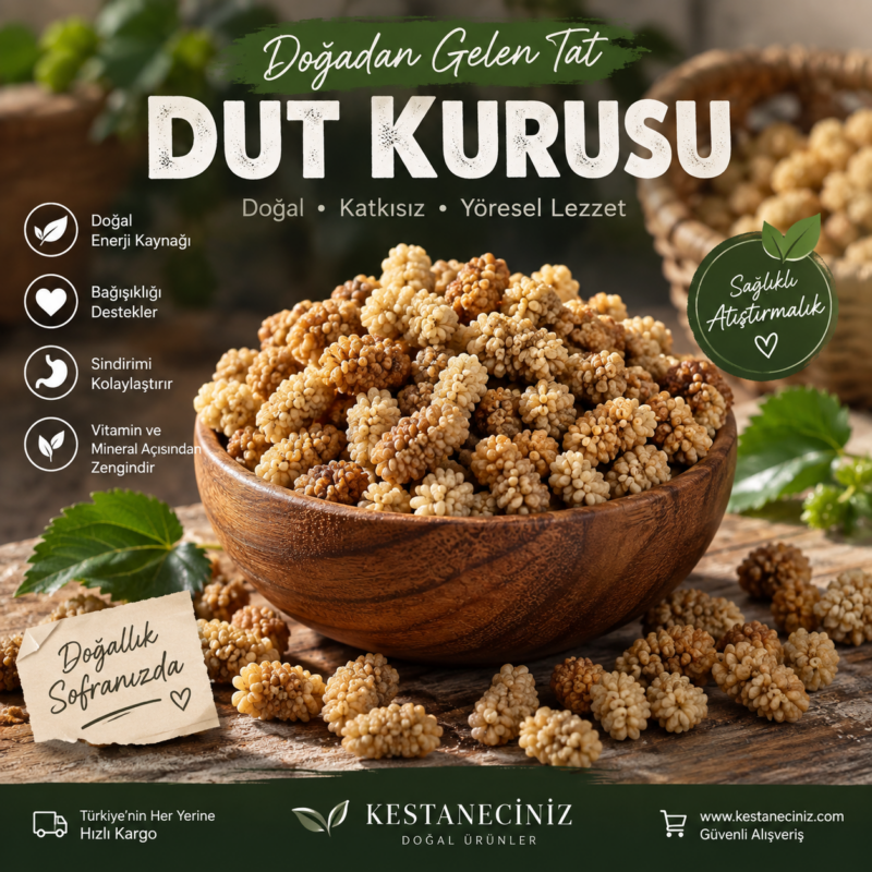 Özel Seçim Dut Kurusu 1 Kg